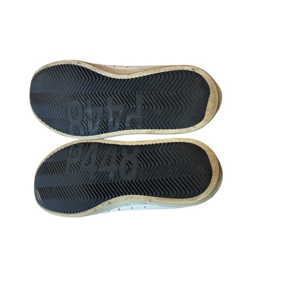 P448 White and Gray Zebra Perforated Sneakers - Picture 4 of 6